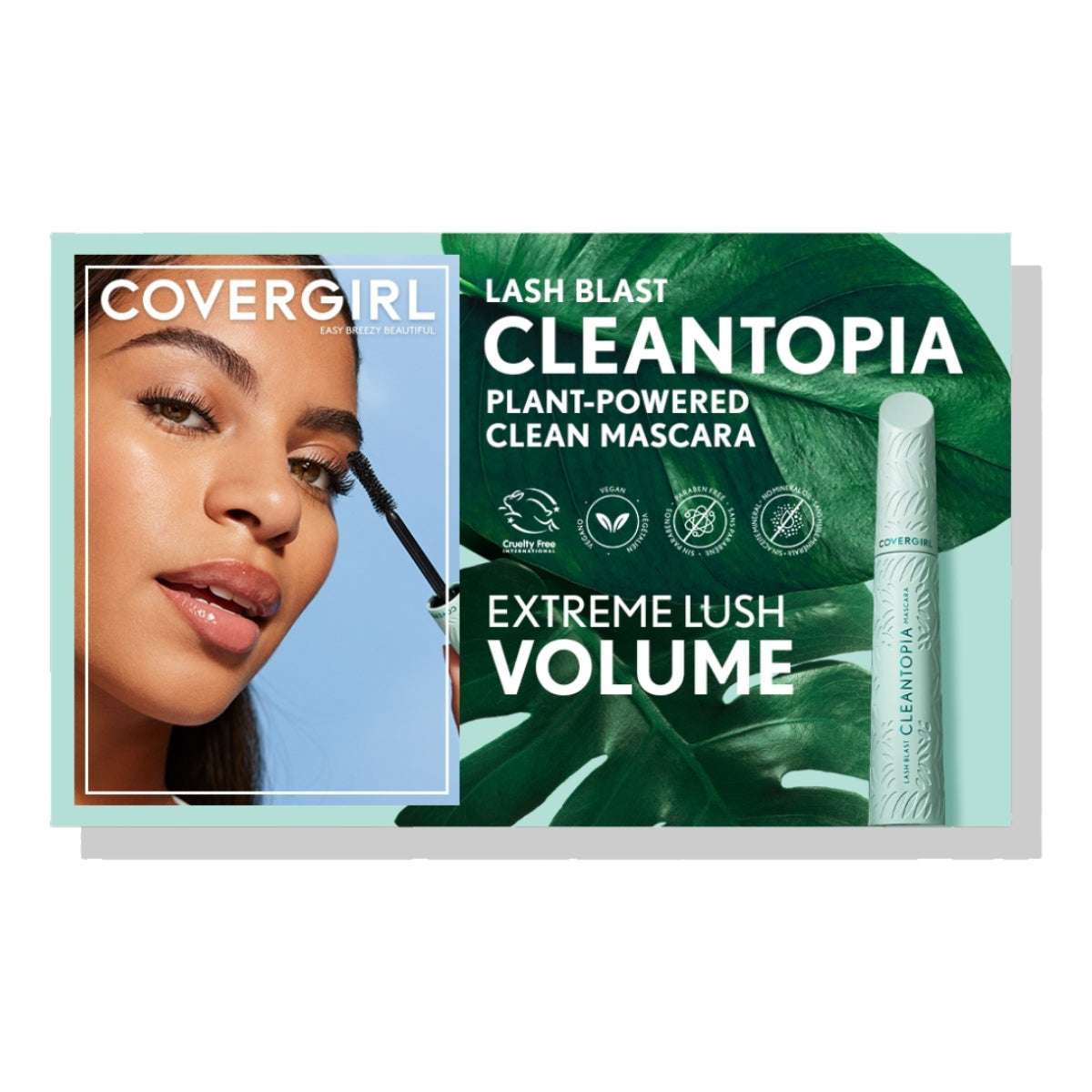 Máscara de Pestañas Vegana Cleantopia Covergirl